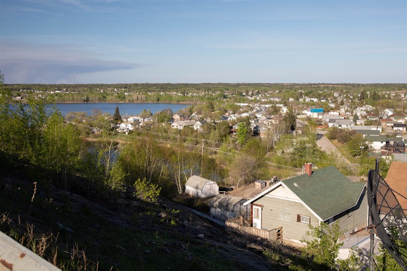 Overlooking Flin Flon and Ross Lake